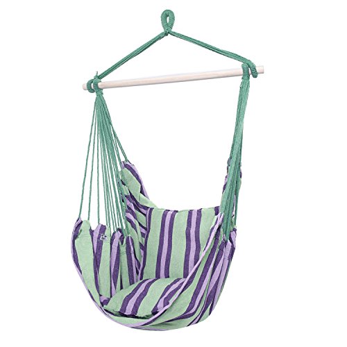 OnCloud Hanging Hammock Chair Porch Swing (Green)