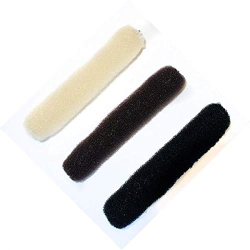 Professional Hair Bun Roll with Poppered Ends 18cm - Blonde