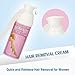 Hair Removal Cream for Women, Depilatory Cream, Natural Painless Permanent Thick Hair Removal Cream + Plastic Scraper, Used on Bikini,Underarm,Chest, Back, Legs and Arms for Women, 100ml (white)