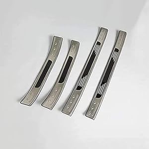 4Pcs Auto Roestvrij Staal Instaplijsten Kick Platen, voor Chevrolet Equinox 2017 Protector Plaat Pedaal Buitenste Platen…