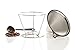 PreciseBrew Removable Stainless Steel Paperless Pour Over Coffee Dripper Set with Double Mesh Filter, Stand, and Coffee Scoop