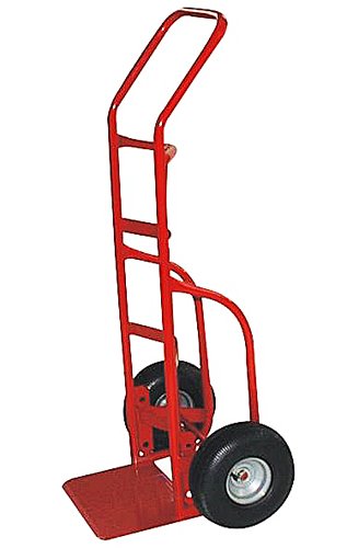 Milwaukee Hand Trucks 33012 Heavy Duty Flow Back Handle Truck with 10-Inch Pneumatic Tires