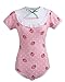 Littleforbig Cotton Romper Onesie Pajamas Bodysuit – Strawberry Pattern