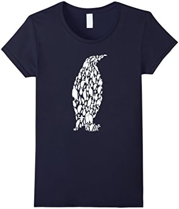 Womens Penguin Shirt Aweome Adult Men and Women's Penguin Shirt XL Navy