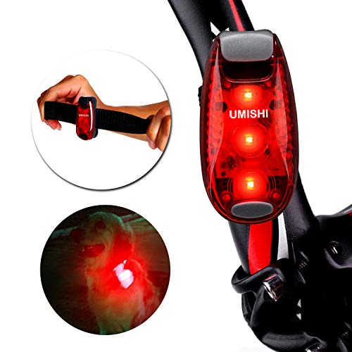 UMISHI 3 Modes LED Safety Lights 4 Packs Clip on Strobe Running Cycling Dog Collar Bike Tail Warning Light High Visibility Accessories for Reflective Gear - Thumbnail 4