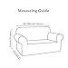 Turquoize High Stretch Sofa Slipcover Velvet Plush Slipcover Form Fit Strapless Couch Covers for Living Room Spandex Loveseat Slipcovers, Slip Resistant Furniture Protector (Loveseat, Luggage)