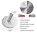 [4 Pack] Adhesive Towel Hooks, EMISK 304 Stainless Steel Robe Hook Hanger, Waterproof Wall Hooks Holder for Bathroom Kitchen and Bedroom