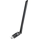 BrosTrend 2-in-1 USB WiFi Bluetooth Adapter for PC, WiFi-6 AX900 + BT 5.4 | Long Range WiFi and Bluetooth Adapter, Dual Band 5GHz 600Mbps + 2.4GHz 286Mbps, 6dBi High Gain Antenna, Support Windows 11/10