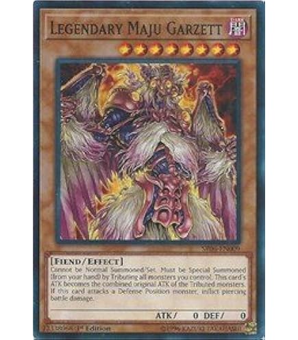 Amazon.com: Yu-Gi-Oh! - Emperor Maju Garzett - DANE-EN027 - Common