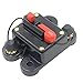 ZOOKOTO 80Amp Circuit Breaker, Trolling Motor Auto Car Marine Boat Bike Stereo Audio Inline Fuse Inverter with Manual Reset 12V-24V DC (80A)
