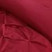 Comfort Spaces Full/Queen Duvet Cover - Cavoy - Red Fashion Bedding Set 3 Pieces Includ [ 1 Cover for Duvet, 2 Shams ] Duvet Sets with Corner Ties - Ultra Soft Microfiber
