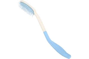 Easy to Grip Long Handled Hair Brush, Anti-slip Handle Comb Long Comb Reach, for Elderly and Hand-disabled People(Long handle