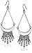 Lucky Brand Silver Fringe Drop Earrings