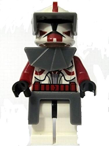 Lego Star Wars Minifigure Commander Fox With Full Dark Gray Armor Set Clone War From Set 7681