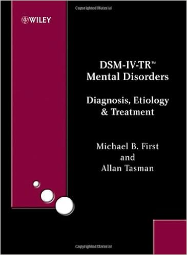 Dsm Iv Tr Mental Disorders Diagnosis Etiology And Treatment 9780470860892 Medicine Health Science Books Amazon Com
