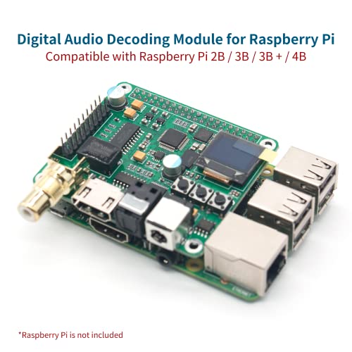 Sinkr HiFi HAT for Raspberry Pi DAC HAT HiFi DAC Audio Card Expansion ...