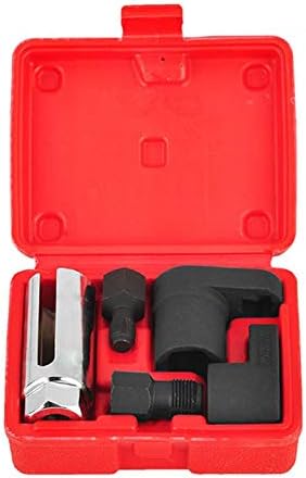 sdfghaWSEfdfghsfgh 5pcs Oxygen Sensor Socket Wrench Thread Chaser Tool Kit Fit for All Auto O2 Socket Removal Installation Install Offset Vacuum