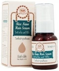 Rice Nano Hair Serum helps to strengthen hair roots and reduce hair fall