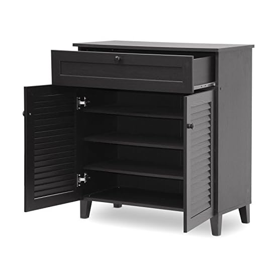 Baxton Studio Calvin Shoe Storage Cabinet - Image 5