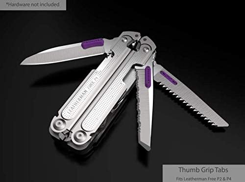 shapeways Thumb Tabs for The Free P4, Purple Processed Versatile Plastic