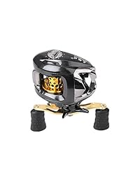 aokur Baitcasting carrete de pesca 13BB 6,3: 1 Relación de engranajes 12 + 1 blindado rodamientos de bolas Mano derecha sistema de freno magnético