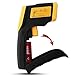 LP Digital Infrared Thermometer ， Non-contact Temperature Gun with LCD Laser Sight ， Instant-read Handheld ， Yellow/Black