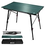 VILLEY Portable Camping Table with Adjustable