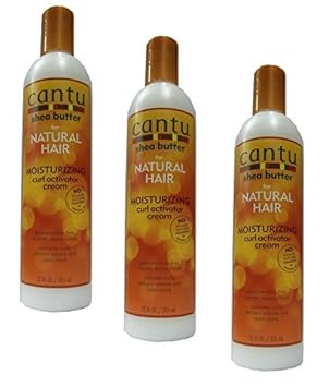 3 X Cantu Shea Butter Moisturising Curl Activator Cream 355ml