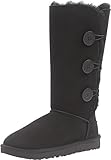 UGG Women's Bailey Button Triplet II Winter Boot, Black, 9 B US