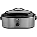 22-Pound Roaster Oven with Removable 3-Bin Buffet Server, 18-Quart, Stainless Steel