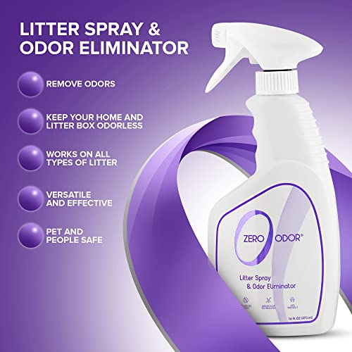 Zero Odor Litter Odor Eliminator Permanently Eliminate Litter Odors