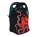 Artovida Artists Collective Insulated Neoprene Lunch Bag - Washable Soft Lunch Tote for Work and Picnic - Design by Caia Koopman (USA) Octopus Intertwined - Classic