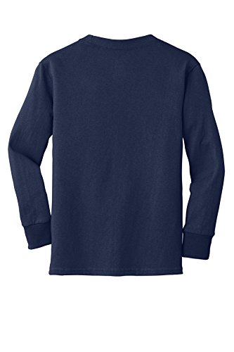 image for PORT AND COMPANY Port & Company Boys' Long Sleeve 54 oz 100% Cotton T 