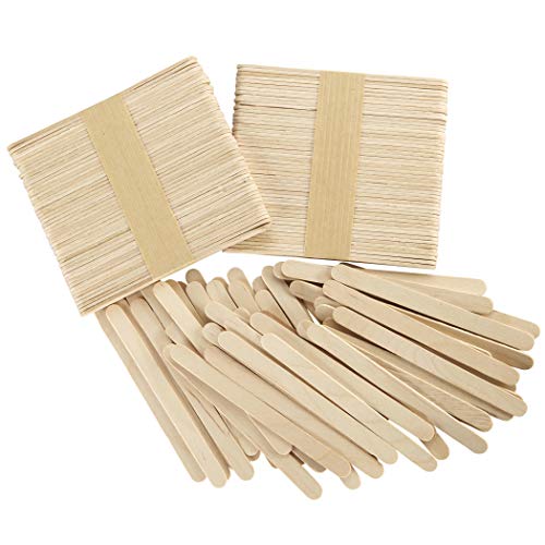 Artlicious 200 Wooden Popsicle Craft Sticks 4.5" Standard Size Buy