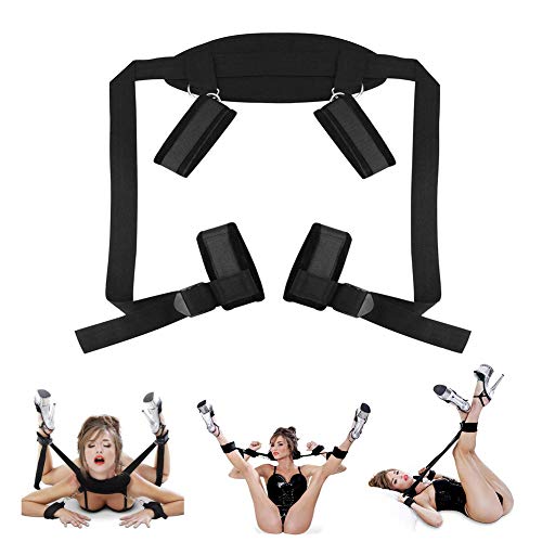 Quietcloud Hands Feet BDSM Body Bondage Harness Slave Restraint Strap Flirting Sex Toys, Sexual Desire Upgrading Tool for Sexy Fun – 1