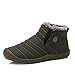 SITAILE Women Men Unisex Couple Snow Boots With Fur Fashion Winter Shoes