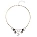 eforpretty [Elegant] Geometric Chunky Necklace & Earrings Set (Crystal, Rhinestone and Acrylic)