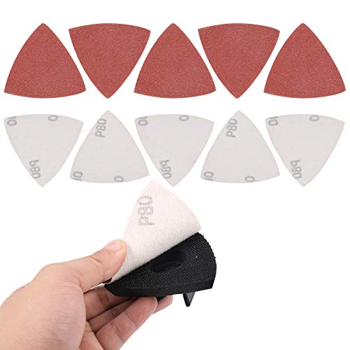 EONLION 25 Pcs Metal/Wood Oscillating Multitool Quick Release Saw BladesQuick Release Kit Fein Multimaster Porter Cable Black&Decker Bosch Dremel Craftsman Ridgid for Sanding, Grinding and Cutting