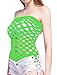 LemonGirl Women's Mesh Lingerie Fishnet Babydoll Mini Dress Free Size Green