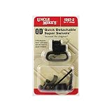 Uncle Mike's Quick Detachable Magnum Band Sling Swivels for Single and Over/Unders, .700-.750-Inch Diameter (Blued, 1-Inch Loop)