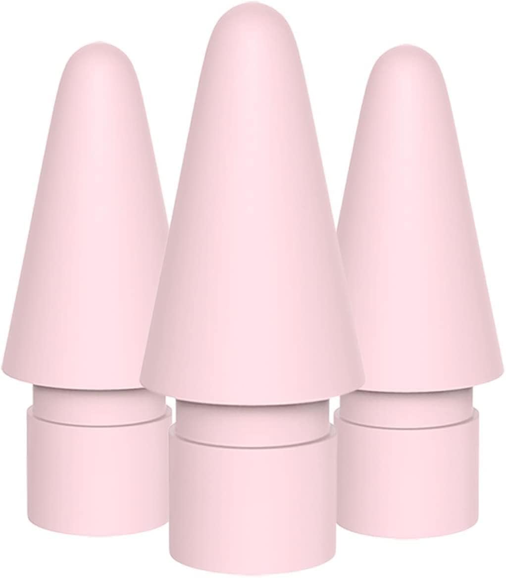 Tucana Pen Tips Compatible for Apple iPad Pencil 1st & 2nd Generation (3-Pack) (Pink)