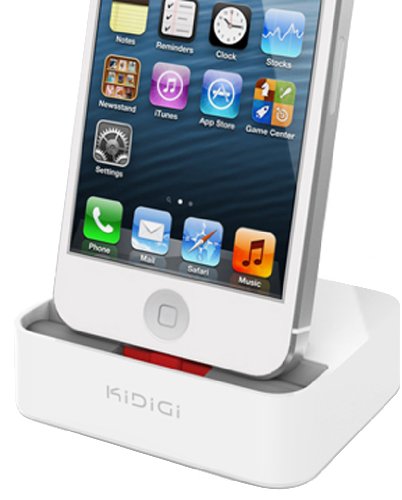 KiDiGi CASE/COVER-MATE WHITE CHARGER CRADLE DOCK STATION FOR iPOD TOUCH 5th GEN
