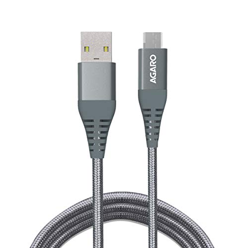 AGARO USBA to Micro Nylon Braided 1.2M Cable