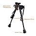 Ohuhu Tactical Rifle Bipod with Adjustable Handy Spring Return for Sniper Hunting Shooting | Multi Choice: 6.5