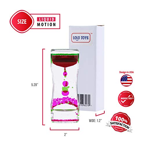 image for Lolo Toys Liquid Motion Bubbler Sensory Toys – 2 Pc Set Bundle Stret