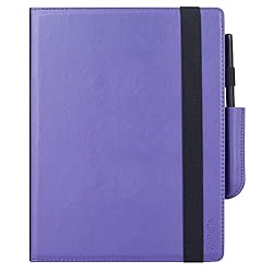 KuRoKo Book Folio Case Cover with Hand Strap and