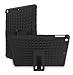 JKase DIABLO Series Tough Rugged Dual Layer Protection Case Cover with Build in Stand for iPad Air / iPad 5 - Retail Packaging (Black)
