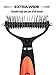 Gonicc Professional Dematting Comb with 2 Sided For Dogs and Cats, 17+9 Precision Teeth, Ergonomically designed, Lifetime Satisfaction Guarantee