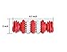 Dog's Chew Toy Dogs Teeth Cleaning Toy [Bite Resistant][Non-Toxic Soft Rubber]Jakpak Dog Chew Toys and Teeth Cleaning Toy for Aggressive Chewers Funny Rotary Rubber Gear Toy for Dogs Red