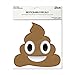 iDecoz Poo Emoji Reusable Vinyl Decal Stickers for All MacBooks, Laptops, iPads, Cars and More!
